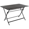 Table Alu Pliante Azua 4 Places Graphite Hespéride 1 Table Alu Pliante Azua 4 Places Graphite Hespéride -Décoration De Meubles table aluminium azua 4 places graphite hesperide