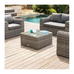 Table Basse Carrée Moorea Terre D'ombre Hespéride -Décoration De Meubles table basse carree moorea terre ombre hesperide 2