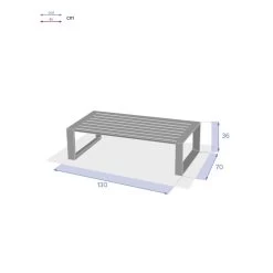 Table Basse Extérieure Allure Blanc Hespéride 7 Table Basse Extérieure Allure Blanc Hespéride -Décoration De Meubles table basse exterieure allure blanc hesperide 2