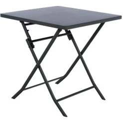 Table Carrée Pliante Greensboro 2p Graphite Hespéride