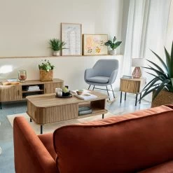 Table De Chevet 2 Portes Colva Atmosphera -Décoration De Meubles table de chevet 2 portes colva atmosphera 3