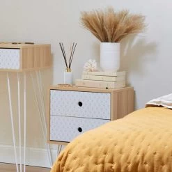 Table De Chevet 2 Tiroirs Effy Atmosphera 10 Table De Chevet 2 Tiroirs Effy Atmosphera -Décoration De Meubles table de chevet 2 tiroirs effy atmosphera 3