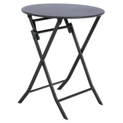 Table Ronde Pliante Greensboro 2p Graphite Hespéride