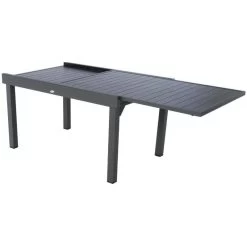 Table Rectangulaire Extensible Piazza 10 P. Graphite Hespéride -Décoration De Meubles table rectangulaire extensible piazza 10 personnes graphite hesperide 2