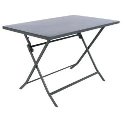 Table Rectangulaire Pliante Greensboro 4p Graphite Hespéride