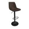 Tabouret De Bar Barcelona PU Brun Foncé 1 Tabouret De Bar Barcelona PU Brun Foncé -Décoration De Meubles tabouret de bar barcelona pu brun fonce