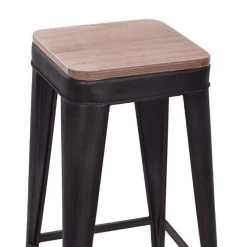 Tabouret De Bar Noir Joris GM Atmosphera -Décoration De Meubles tabouret de bar joris gm atmosphera 1