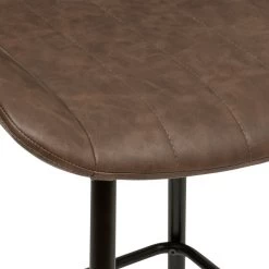 Tabouret De Bar Marron Cognac Olwen Atmosphera 9 Tabouret De Bar Marron Cognac Olwen Atmosphera -Décoration De Meubles tabouret de bar marron cognac olwen atmosphera 3