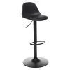 Tabouret De Bar Réglable Noir Aiko Atmosphera -Décoration De Meubles tabouret de bar reglable noir aiko atmosphera
