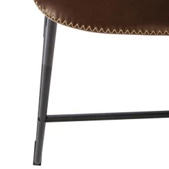 Tabouret De Bar Simili Marron Lois Atmosphera -Décoration De Meubles tabouret de bar smili marron lois atmosphera 3