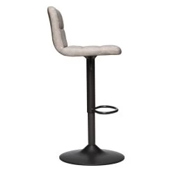 Tabouret De Bar Vintage Delek Ajustable Beige Atmosphera 9 Tabouret De Bar Vintage Delek Ajustable Beige Atmosphera -Décoration De Meubles tabouret de bar vintage delek ajustable beige lin atmosphera 3