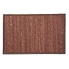 Tapis En Bambou 120 X 170cm Choco -Décoration De Meubles tapis en bambou 120 x 170cm choco