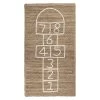 Tapis Marelle Jute 80x150 Cm Atmosphera -Décoration De Meubles tapis marelle jute 80x150 cm atmosphera