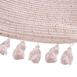 Tapis Rose D90 à Franges Atmosphera -Décoration De Meubles tapis rose d90 a franges atmosphera 1