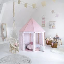 Tente Yourte Rose Pour Chambre Enfant Atmosphera -Décoration De Meubles tente yourte rose pour chambre enfant atmosphera 2