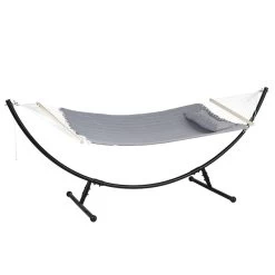 Toile De Hamac Matelassé Akio Gris Sans Pied Hespéride