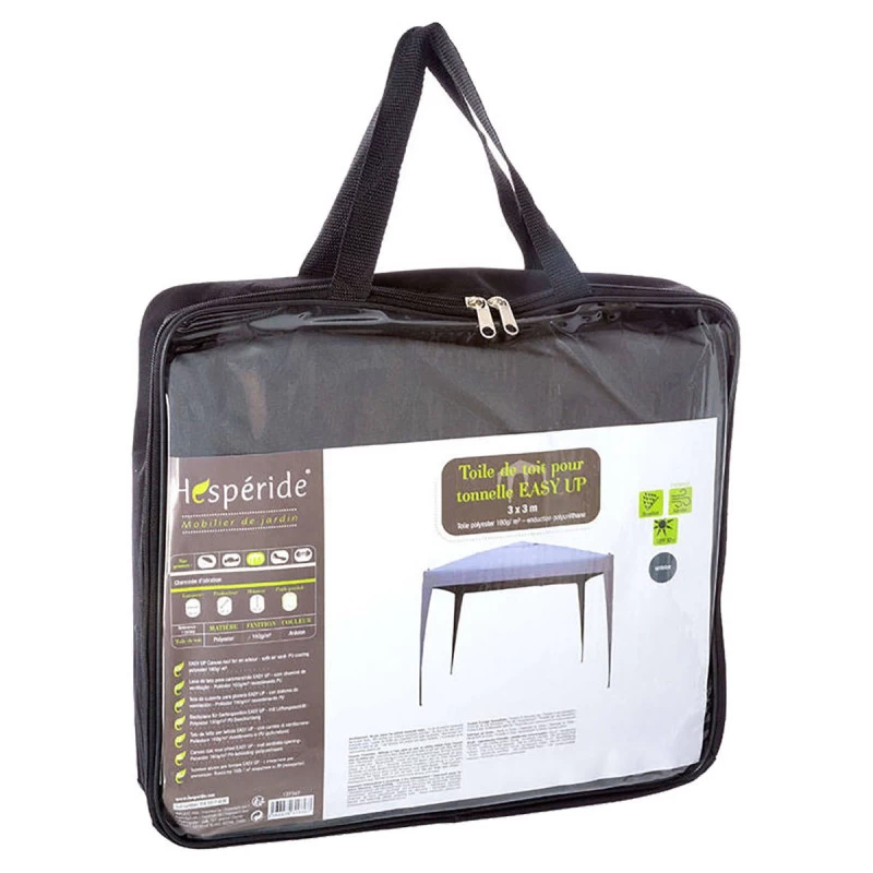 Toile De Tonnelle Easy Up Coloris Ardoise Hespéride 4 Toile De Tonnelle Easy Up Coloris Ardoise Hespéride – Image 2