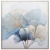 Toile Imprimée Ginko Encadrée 58x58 Atmosphera -Décoration De Meubles toile imprimee ginko encadree 58x58 atmosphera