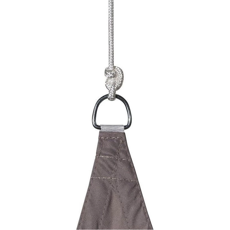 Toile Solaire 3x3x3m Curacao Taupe Hespéride 4 Toile Solaire 3x3x3m Curacao Taupe Hespéride – Image 2