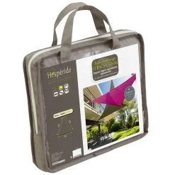 Toile Solaire 3x3x3m Curacao Taupe Hespéride 11 Toile Solaire 3x3x3m Curacao Taupe Hespéride -Décoration De Meubles toile solaire 3x3x3m luxe hesperide curacao taupe 3