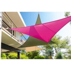 Toile Solaire 4x4x4m Curacao Gris Hespéride 12 Toile Solaire 4x4x4m Curacao Gris Hespéride -Décoration De Meubles toile solaire 4x4x4m luxe hesperide curacao gris 4