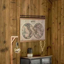 Toile Suspendue Monde Wild 100x78 Atmosphera -Décoration De Meubles toile suspendue monde wild 100x78 atmosphera 1