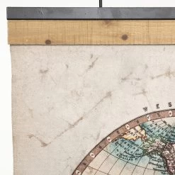 Toile Suspendue Monde Wild 100x78 Atmosphera -Décoration De Meubles toile suspendue monde wild 100x78 atmosphera 2