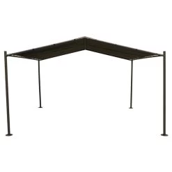 Tonnelle Certeli Carrée Forme Abri Coloris Graphite/ardoise -Décoration De Meubles tonnelle certeli carree forme abri coloris graphite ardoise 4