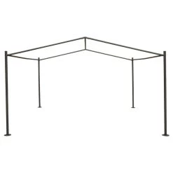 Tonnelle Certeli Carrée Forme Abri Coloris Graphite/ardoise -Décoration De Meubles tonnelle certeli carree forme abri coloris graphite ardoise 5