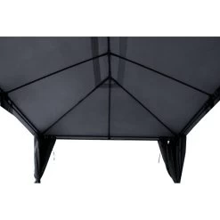 Tonnelle 3x4 M Santorini Gris Ardoise Hespéride -Décoration De Meubles tonnelle hesperide santorini gris 3