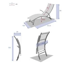 Transat Samba Pliable Et Empilable émeraude Hespéride -Décoration De Meubles transat samba pliable et empilable coloris emeraude hesperide 8