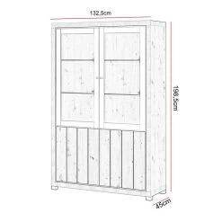 Vitrine 2 Portes + 2 Portes Vitrées Dijon -Décoration De Meubles vitrine 2 portes 2 portes vitrees dijon 1 4